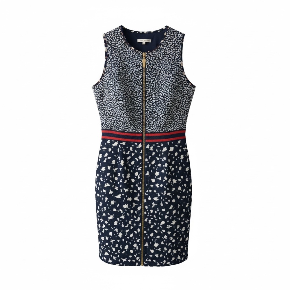 Paule Ka Sleeveless Front Zip Dress Size 40